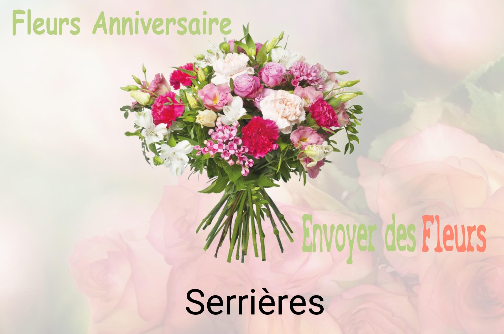 Bouquet de fleurs d’anniversaire livré à Serrières